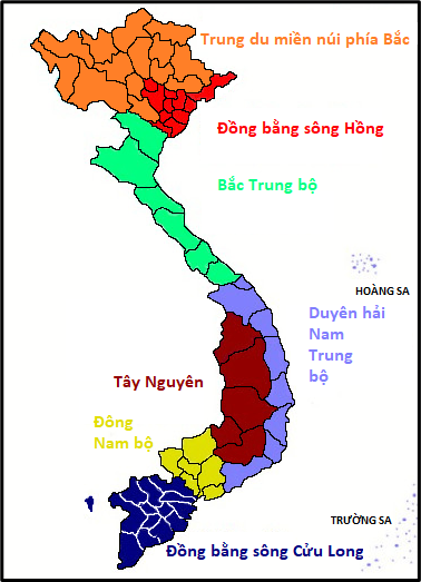 BẢY VÙNG SINH THÁI NÔNG NGHIỆP Ở VIỆT NAM, THEO NGHỊ ĐỊNH 94/2019/NĐ-CP